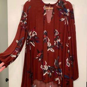 Free People Floral Tunic Dress